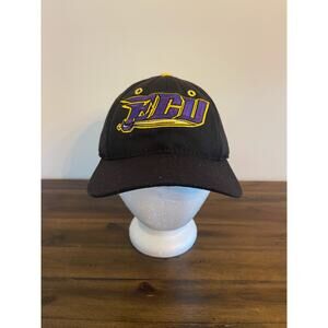 ECU East Carolina University Black Baseball Hat Size 7 1/2